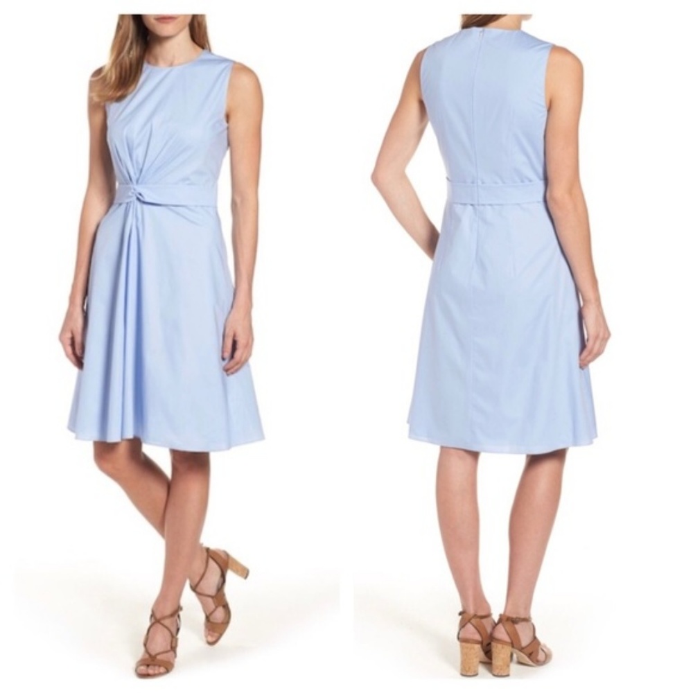 Hugo Boss Light Blue Sleeveless Dress
